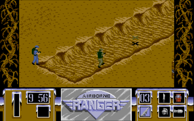 Airborne Ranger - Atari ST game screenshot (1989) by MicroProse